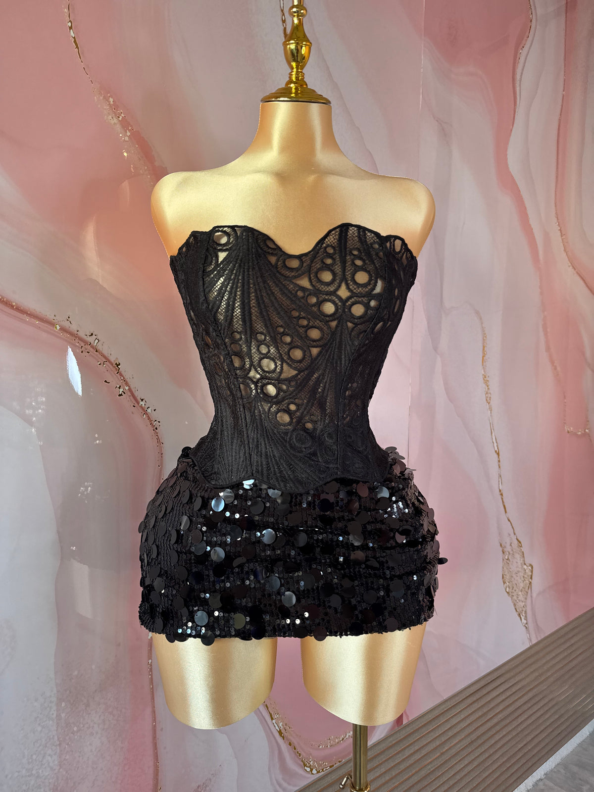 Midnight Sequin Skirt