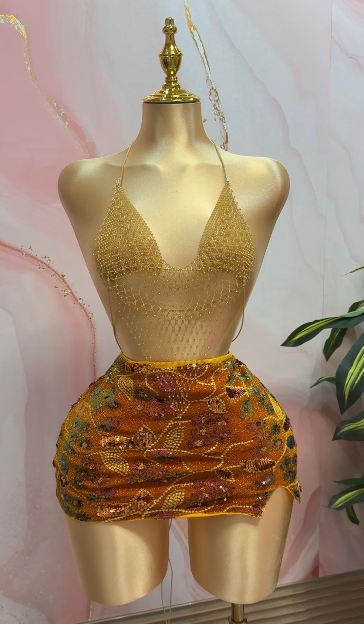 Golden Hour Mini Skirt
