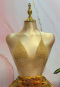 Golden Drip Chain Top