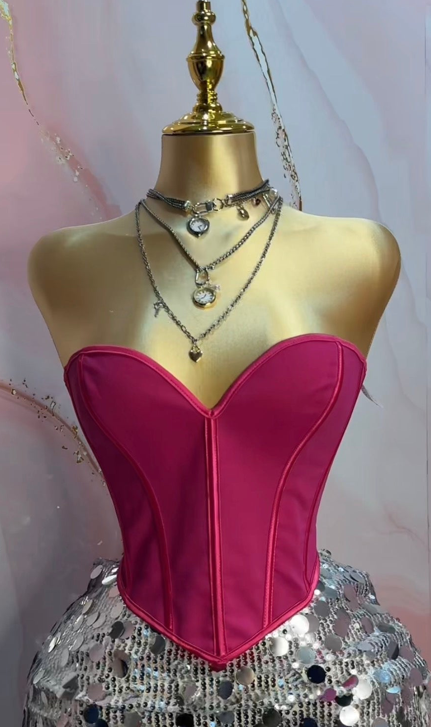 Hot Pink Corset